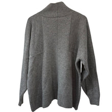 이미지를 갤러리 뷰어에 로드 , ENFOLD エンフォルド 22AW WIDE-BOX PULLOVER ワイドボックスニットセーター 300FA270-2680 38 グレー R14652
