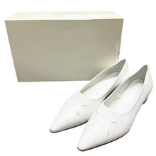 이미지를 갤러리 뷰어에 로드 , Maison Margiela メゾンマルジェラ 20SS ポインテッドトゥバレリーナパンプス S58WR0037 36 ホワイト 14921
