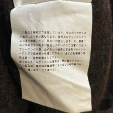 画像をギャラリービューアに読み込む, JUNYA WATANABE ジュンヤワタナベ 03AW ウール縮絨シワ加工ハイネックニットセーター AD2003 ブラウン 3498
