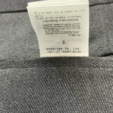 Load image into Gallery viewer, A.PRESSE アプレッセ 24AW Wool Kersey Trousers レザーパイピングウールスラックスパンツ 24AAP-04-08H 3 グレー 14909
