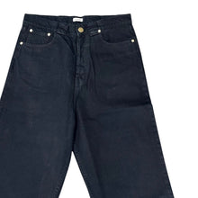 Load image into Gallery viewer, WILLY CHAVARRIA ウィリーチャバリア DIRTY WILLY JEAN BLACK DENIM ブラックデニムテーパードパンツ M ブラック 15665
