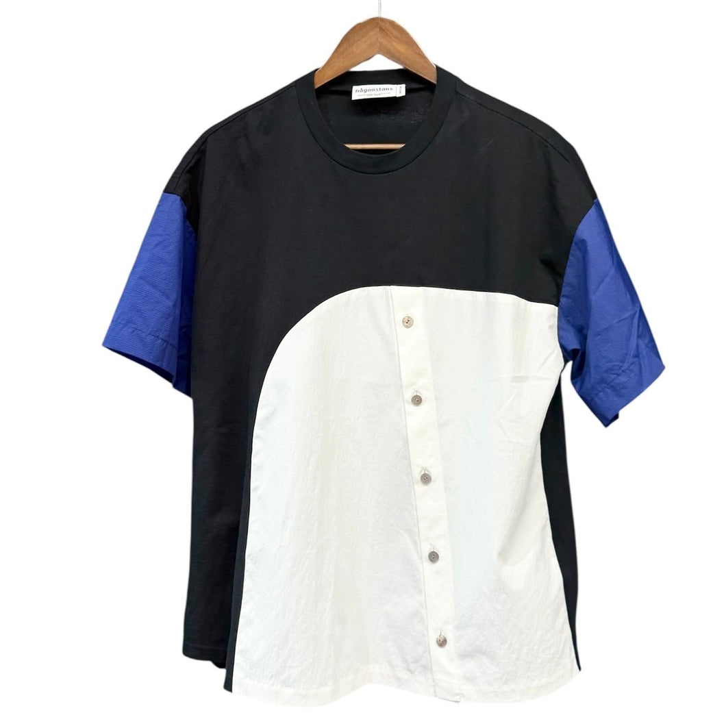 nagonstans ナゴンスタンス 25SS mix pullover ミックスプルオーバーTシャツ 470IA580-0671 M ミックス 14787