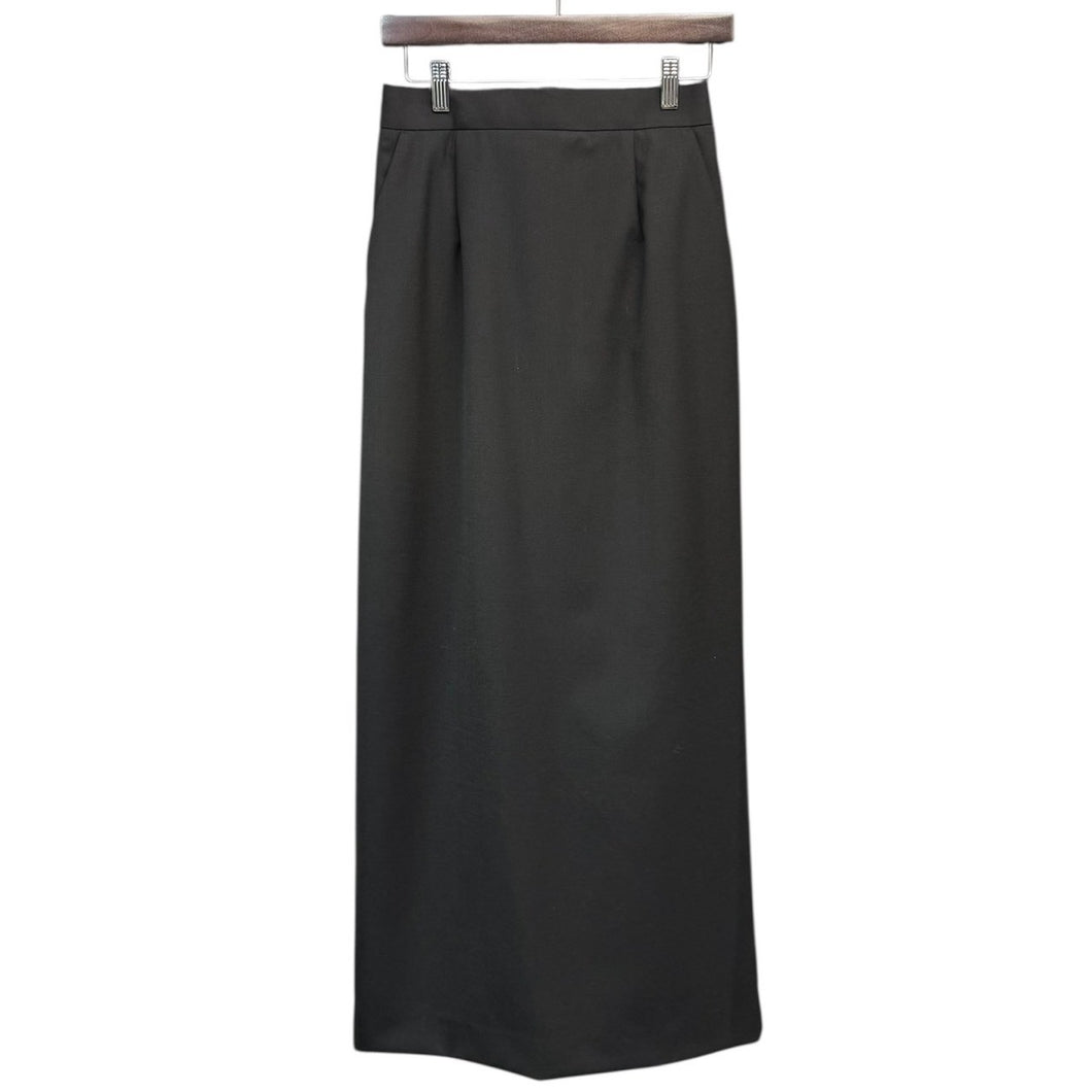 ENFOLD エンフォルド 21AW スリットロングスカート 300EA131-0410 38 ブラック 14705
