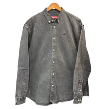 画像をギャラリービューアに読み込む, Supreme シュプリーム 25SS Small Box Denim Shirt スモールボックスデニムシャツ L ブラック 15087
