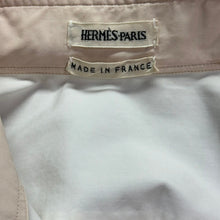 画像をギャラリービューアに読み込む, HERMES by Martin Margiela エルメス マルジェラ期 襟切替コットンドレスシャツ 40 ホワイト 15130
