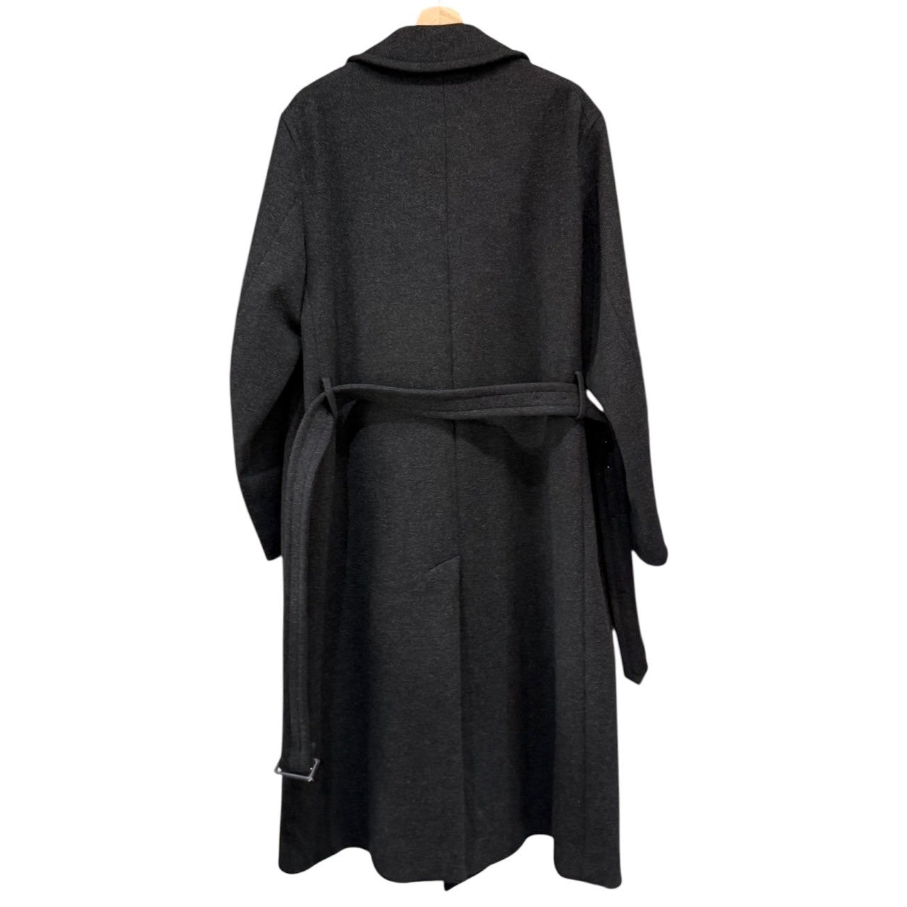 Lade das Bild in den Galerie-Viewer, AURALEE オーラリー 20AW LIGHT MELTON DOUBLE-BREASTED COAT ライトメルトンダブルブレストコート A20AC01LM サイズ4 グレー 14724