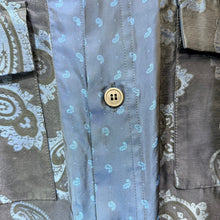 将图片加载到图库查看器，TOGA VIRILIS トーガビリリース 24SS Paisley jacquard shirt ペイズリー柄ジャガードシャツ TV241-FJ325 46 ブルー 15309
