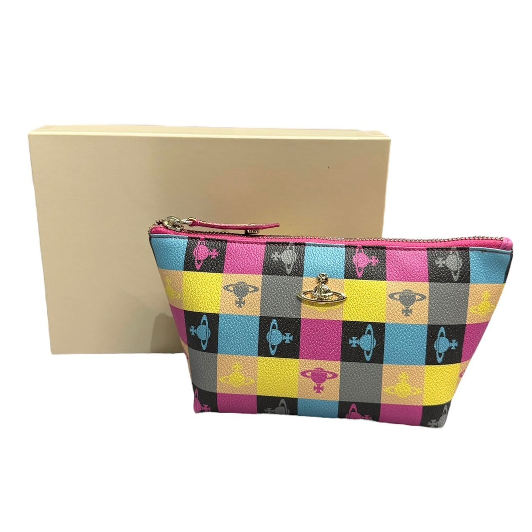 Vivienne Westwood ヴィヴィアンウエストウッド Cosmetic Pouch 化粧ポーチ ミニバッグ 14487