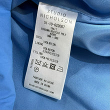 Load image into Gallery viewer, STUDIO NICHOLSON スタジオニコルソン TRAIT INJECTION ECODOWN エコダウンベスト L ブルー 14965
