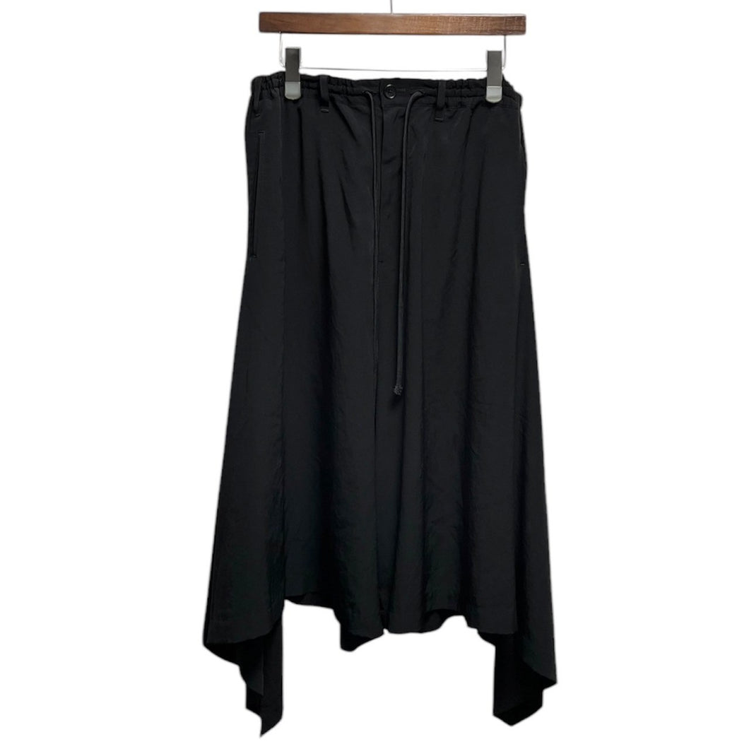GROUND Y グラウンドワイ サイドフラッターガウチョパンツ イージーサルエルパンツ GA-P19-500 13857