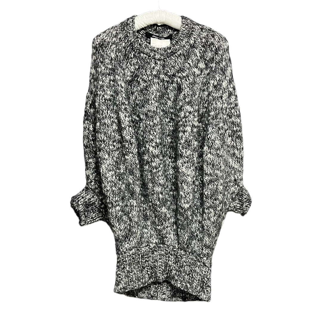 JUNYA WATANABE ジュンヤワタナベ 08AW ハンドメイドドレープニットセーター S グレー 3454
