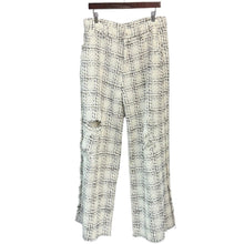 画像をギャラリービューアに読み込む, DANKE SCHON ダンケシェーン 24AW DAMEGE TWEED WIDE PANTS ツイードワイドパンツ 24A-PTL009-DS M ホワイト 14897
