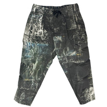 이미지를 갤러리 뷰어에 로드 , Yohji Yamamoto POUR HOMME ヨウジヤマモトプールオム 25AW DIAGONAL FPADDED PRINTED PANTS 墨染リバーシブル中綿ワイドテーパードパンツ HL-P45-804 2 ブラック 15177
