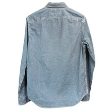 이미지를 갤러리 뷰어에 로드 , RRL ダブルアールエル Striped Workshirt ストライプワークシャツ S インディゴ 15057
