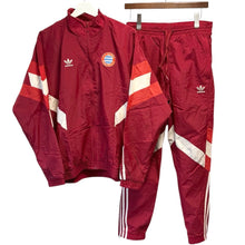 将图片加载到图库查看器，adidas アディダス FCバイエルン ナイロントラックジャケット トラックパンツ セットアップ IS6508 IS6512 14144
