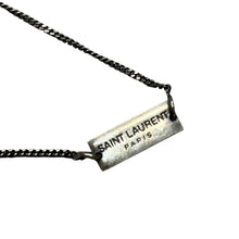 Load image into Gallery viewer, SAINT LAURENT PARIS サンローランパリ LOVEチェーンシルバーブレスレット シルバー 14772
