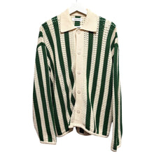 画像をギャラリービューアに読み込む, TENDER PERSON テンダーパーソン 24SS STRIPE KNIT CARDIGAN ストライプニットカーディガン NL-TO-1202 14035
