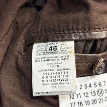 Load image into Gallery viewer, Maison Martin Margiela メゾンマルタンマルジェラ 10AW REPLICA aviators jacket レプリカ アビエーターレザージャケット S30AM0150 46 ブラウン 15351
