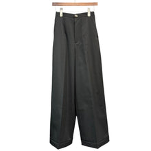 画像をギャラリービューアに読み込む, nagonstans ナゴンスタンス 23SS POLY CHINO ストレートパンツ 470GS231-0760 M ブラック R14640
