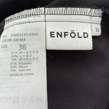 画像をギャラリービューアに読み込む, ENFOLD エンフォルド 22SS ダブルクロスセンタープレスワイドゴムトラウザー イージーワイドスラックスパンツ 300FS131-0340 14590
