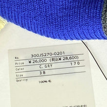 Lade das Bild in den Galerie-Viewer, ENFOLD エンフォルド 26SS STRIPE RIB PULLOVER ストライプリブニット 300JS270-0201 38 グレー 15554
