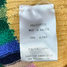 画像をギャラリービューアに読み込む, FANNI LEMMERMAYER for ANATOMICA ファニレママイヤー アナトミカ 2PLY RAINBOW STRIPE CARDIGAN アルパカレインボーストライプカーディガン 15654
