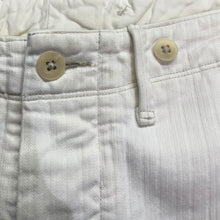 Lade das Bild in den Galerie-Viewer, RRL ダブルアールエル LINEN HERRINGBONE TWILL TROUSER ミリタリーパンツ 31×30 ホワイト 15061
