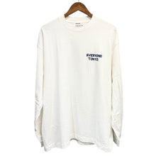 画像をギャラリービューアに読み込む, everyone エブリワン j.30000 logo longsleeve t-shirt EVERYONE TOKYO プリントカットソー EV23-CS10 L ホワイト 15071
