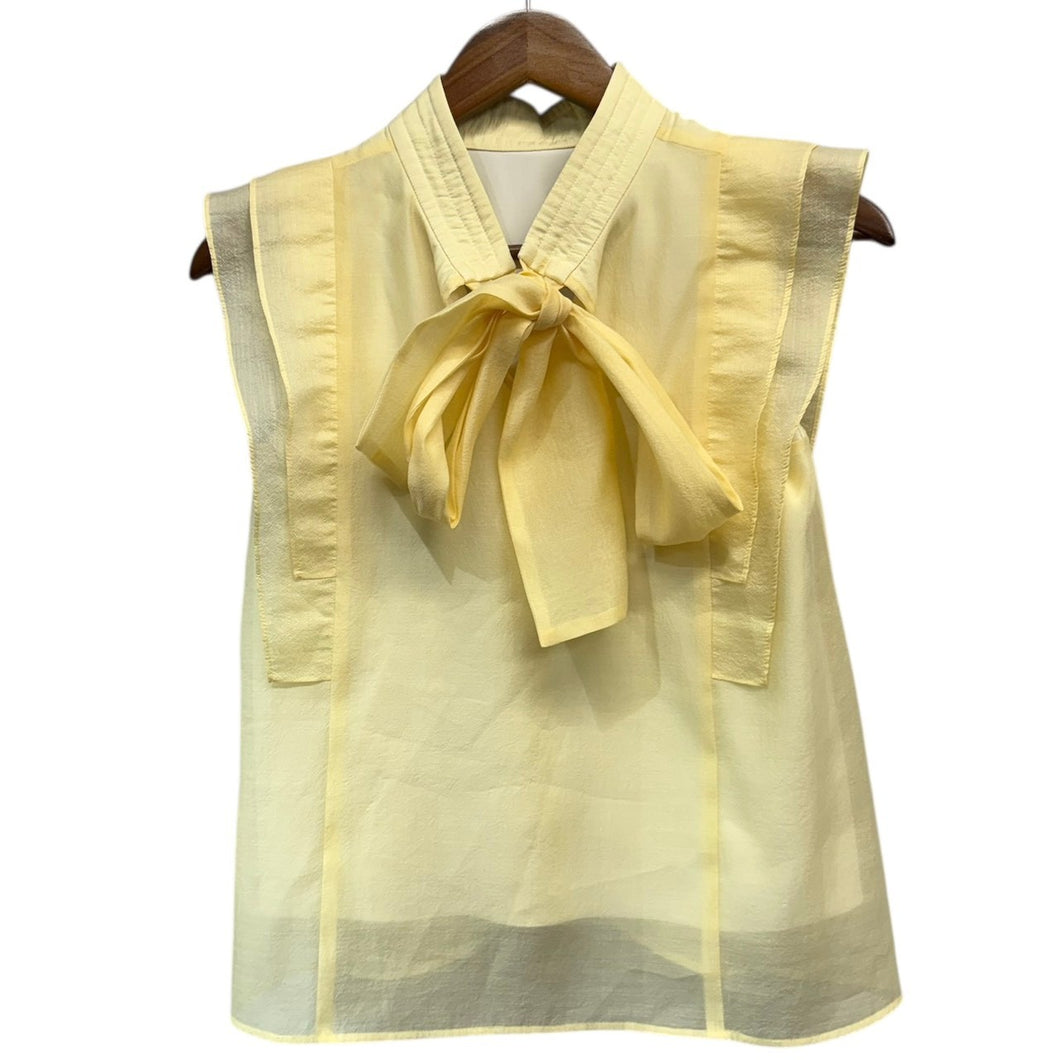 VIRINA ヴィリーナ パピヨンブラウス XS イエロー 14931