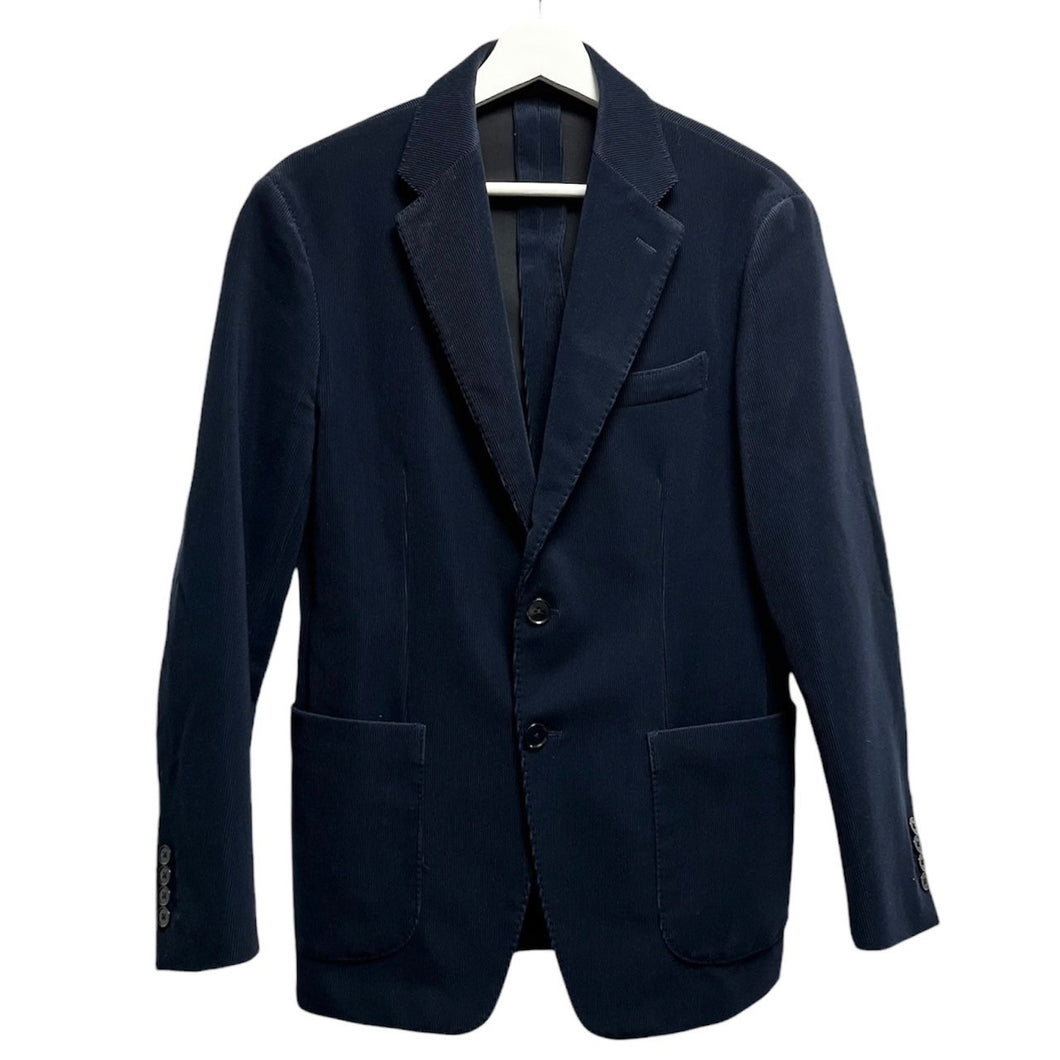 ESTNATION エストネーション コーデュロイストレッチテーラードジャケット M ネイビー 24