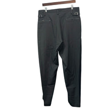 Lade das Bild in den Galerie-Viewer, S'YTE by yohji yamamoto サイト ヨウジヤマモト WASHER FINISHED WOOL GABARDINE 2-TUCK PANTS カットアウトウールギャバジンパンツ UY-P01-101 3 ブラック 15824
