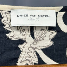 将图片加载到图库查看器，DRIES VAN NOTEN ドリスヴァンノッテン プルオーバー花柄刺繍ワンピース 36 ブラック 15621
