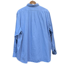 Lade das Bild in den Galerie-Viewer, A.PRESSE アプレッセ 24SS Double Weave TwillRegular Collar Shirt 反応染レギュラーカラーシャツ 3 ブルー 24SAP-02-03H 15040
