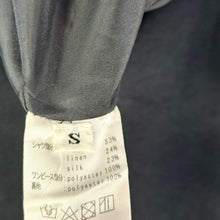 이미지를 갤러리 뷰어에 로드 , ha za ma ハザマ 20SS シャツとドレスの二重装 ワンピース S ブラック 15449
