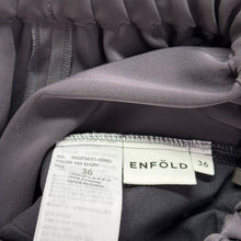 Load image into Gallery viewer, ENFOLD エンフォルド 22SS RELAX ELASTIC WIDE-TROUSERS リラックスゴムワイドパンツ 300FS631-0980 36 グレー 14807
