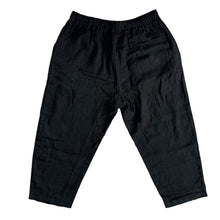 画像をギャラリービューアに読み込む, is-ness イズネス 26SS Linen Track Pants 1008PT07 リネンウールパンツ L ブラック 15375
