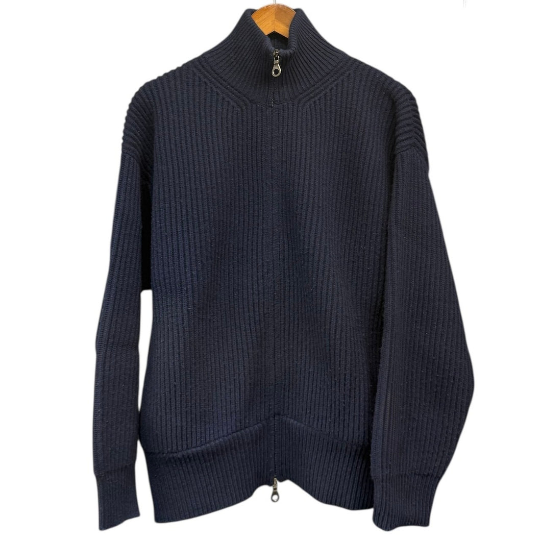 corgi コーギー カシミヤドライバーズニット L ネイビー 15035