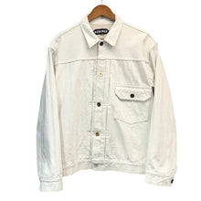 画像をギャラリービューアに読み込む, AUBERGE オーベルジュ PREMIER デニムジャケット 42 ホワイト 15343
