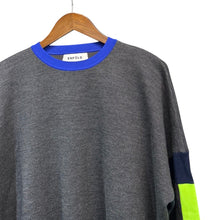 Load image into Gallery viewer, ENFOLD エンフォルド 22AW LINE WIDE PULLOVER プルオーバーニットセーター 300FA270-2790 38 グレー 14796
