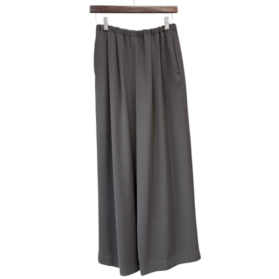 ENFOLD エンフォルド 22SS RELAX ELASTIC WIDE-TROUSERS リラックスゴムワイドパンツ 300FS631-0980 36 グレー 14807