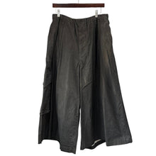 画像をギャラリービューアに読み込む, S'YTE by yohji yamamoto サイト ヨウジヤマモト PIGMENT PRINT RIPSTOP CARGO CULOTTE PANTS カーゴキュロットパンツ UM-P05-004 ブラック 15819
