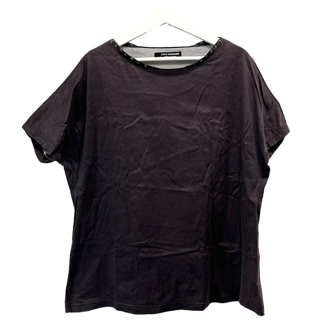 JUNYA WATANABE ジュンヤワタナベ 10SS スタッズデザインドルマンスリーブオーバーサイズTシャツ パープル AD2009 JE-T108 3509