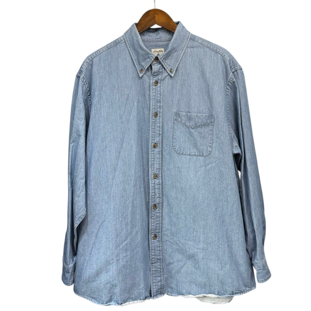 Brooks Brothers×NEAT ブルックスブラザーズ ニート DENIM SHIRT デニムシャツ L ライトブルー 14906