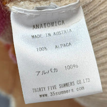 画像をギャラリービューアに読み込む, FANNI LEMMERMAYER for ANATOMICA ファニレママイヤー アナトミカ 2PLY STRIPE CARDIGAN ストライプアルパカカーディガン ミックス 15655
