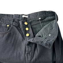 Load image into Gallery viewer, WILLY CHAVARRIA ウィリーチャバリア DIRTY WILLY JEAN BLACK DENIM ブラックデニムテーパードパンツ M ブラック 15665
