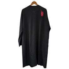 Load image into Gallery viewer, S&#39;YTE by yohji yamamoto サイト ヨウジヤマモト TYROLEAN EMBROIDERY COLLARLESS LONG CARDIGAN ノーカラー刺繍ロングカーディガン UT-T21-023 3 ブラック 14819
