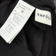 将图片加载到图库查看器，ENFOLD エンフォルド 24AW SEAM PULLOVER シームプルオーバーカットソー スウェット 300HA230-2060 38 ブラック 15022
