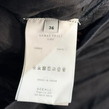 Lade das Bild in den Galerie-Viewer, SEEALL シーオール 24SS BOHEMIAN TOP ギャザープルオーバーシャツ SAW43 TP307 36 ブラック 15733
