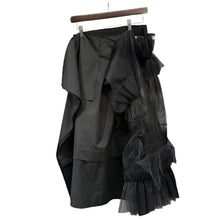 Load image into Gallery viewer, TAO by COMME des GARCONS タオ コムデギャルソン 25SS LOOK11 SAMPLE サンプル チュールデザインコットンスカート TO-S024 1 ブラック 14837
