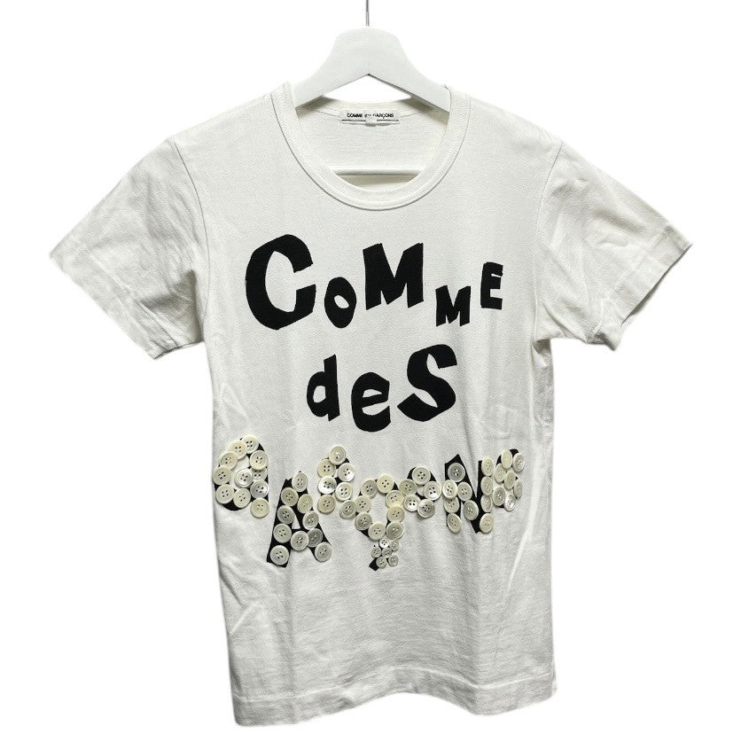 COMME des GARCONS コムデギャルソン Button Party ボタン装飾プリントTシャツ OO-T009 13869